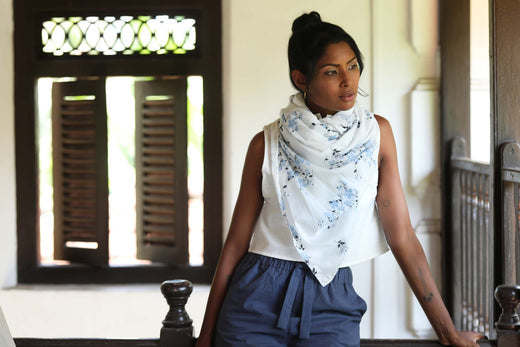 Beautiful, organic cotton scarves